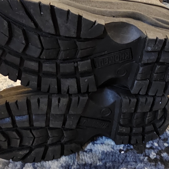 KHOMBU Boys size 13M gray/ black Lace-Up Pac Winter Snow Boots Weatherproof - Picture 4 of 5